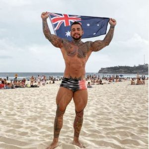 Alternative view of Topless Waiter